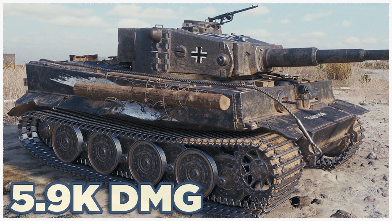 Tiger I &bull; 5.9K DMG &bull; 10 KILLS &bull; World of Tanks