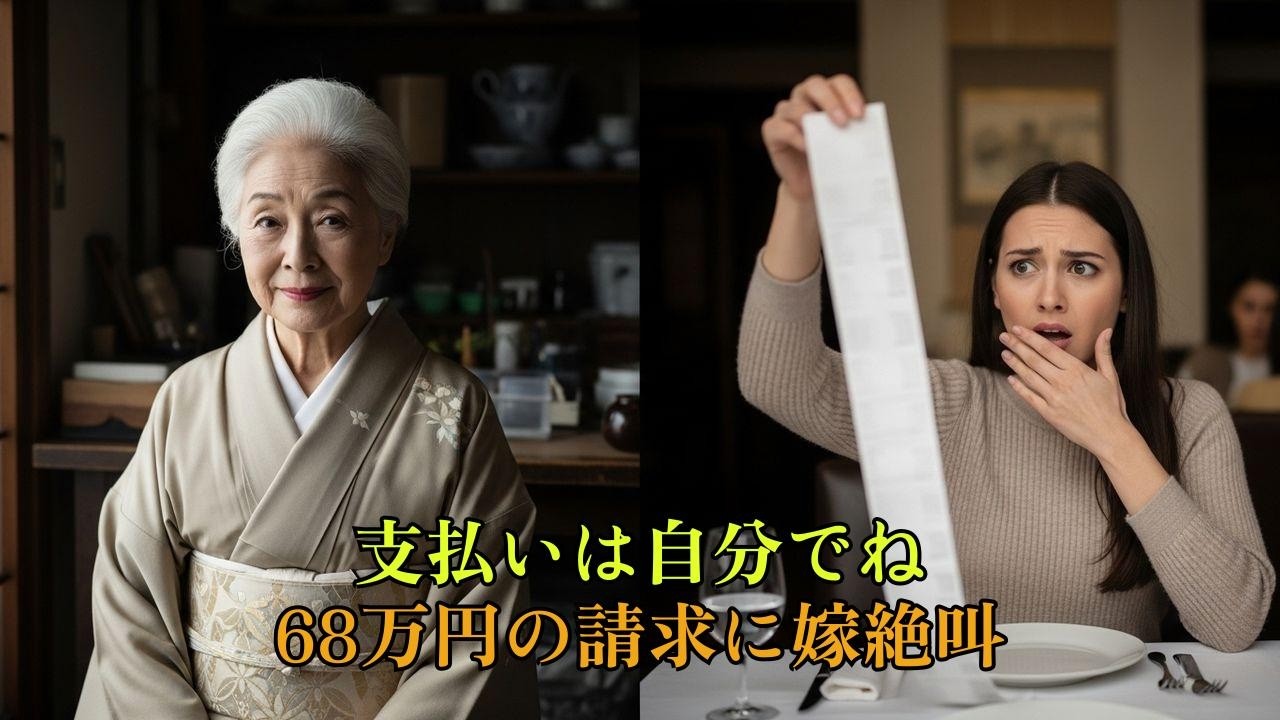「来るな、金だけ出せ」非常識な嫁に支払いを拒否した結果...当日、会計で嫁が絶叫！