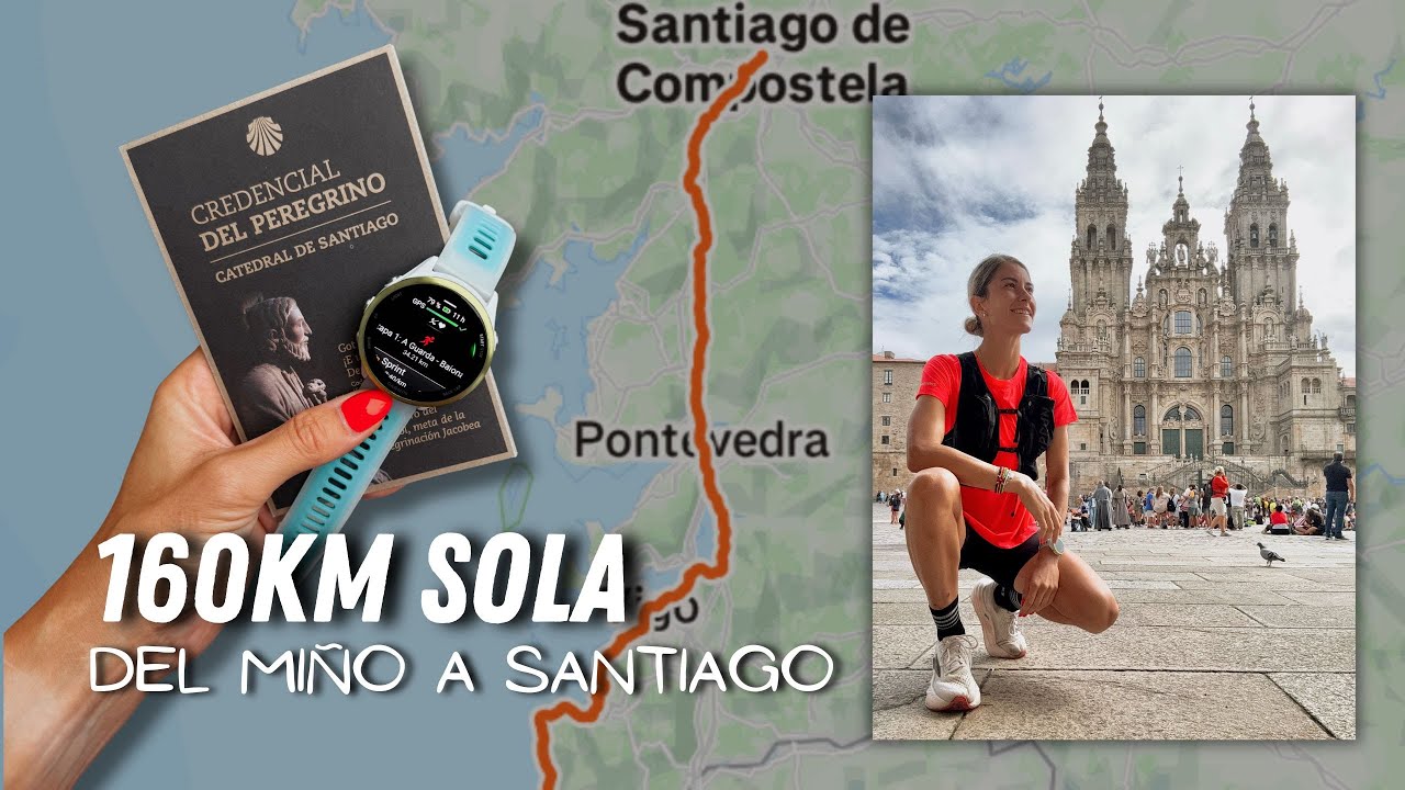 Mi Camino de Santiago Portugués corriendo sola 🐚 160km en 6 días