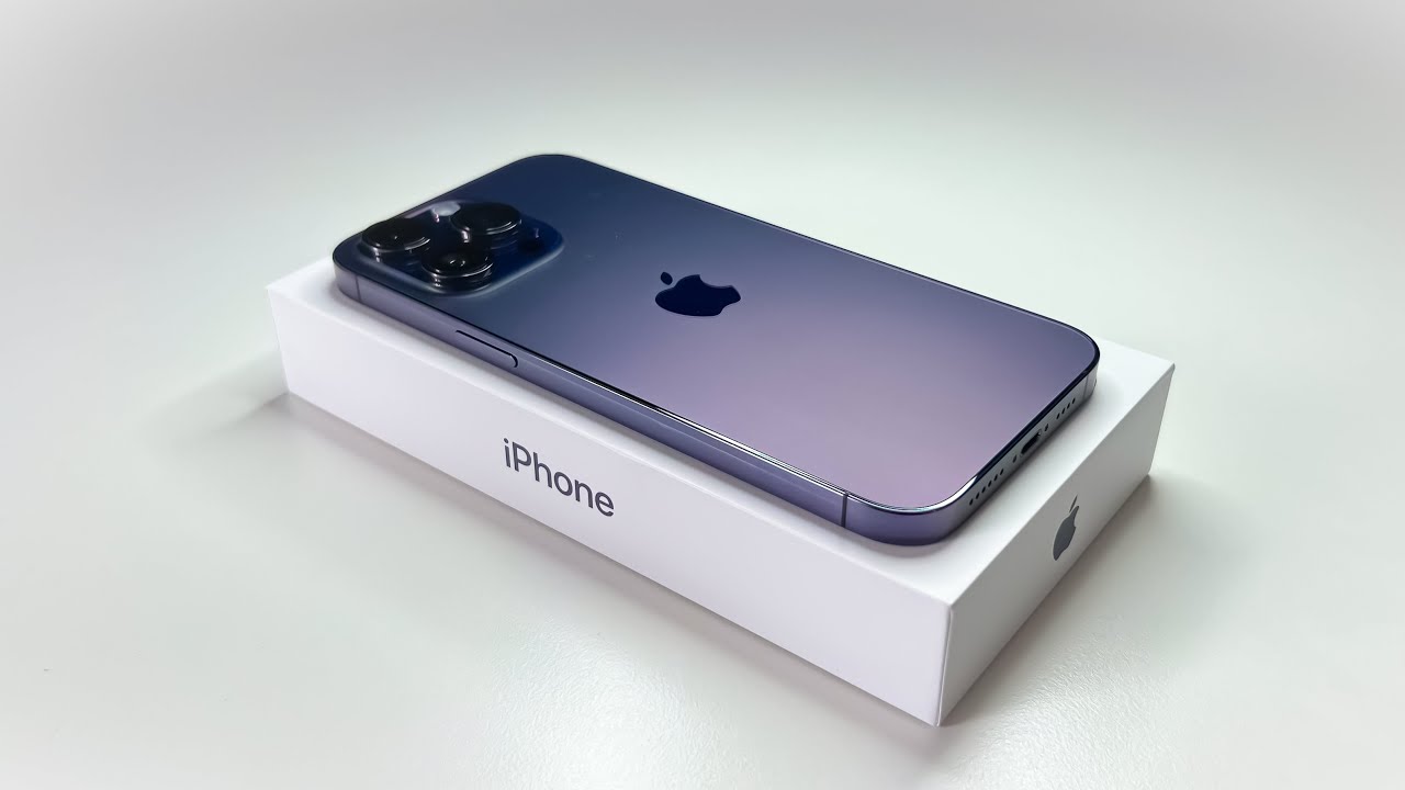 Apple iPhone 14 Pro Max purple - Unboxing And Camera Test | ASMR