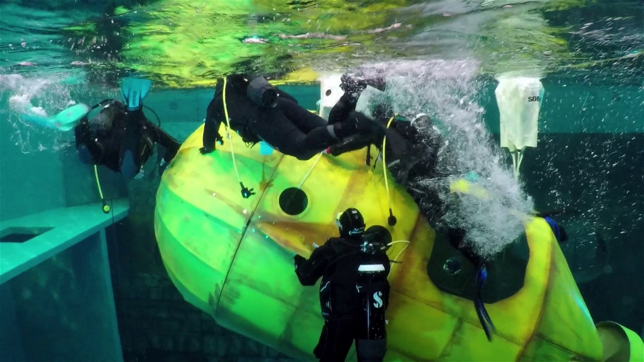 Duiktank Transfo - Het afzinken van de duikboot