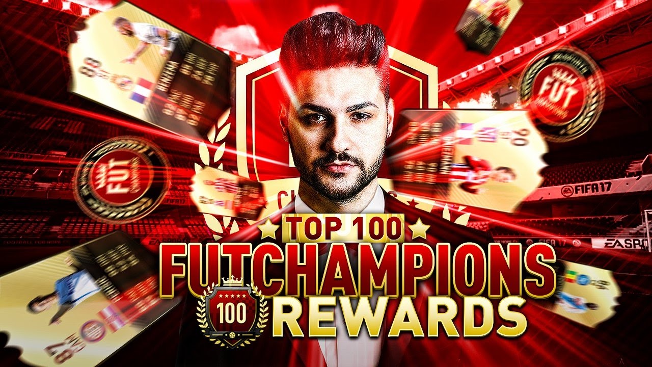 FUT CHAMPIONS TOP 100 REWARDS - ULTIMATE TOTW PACK + 4 x 100K PACKS - FIFA 17 PACK OPENING
