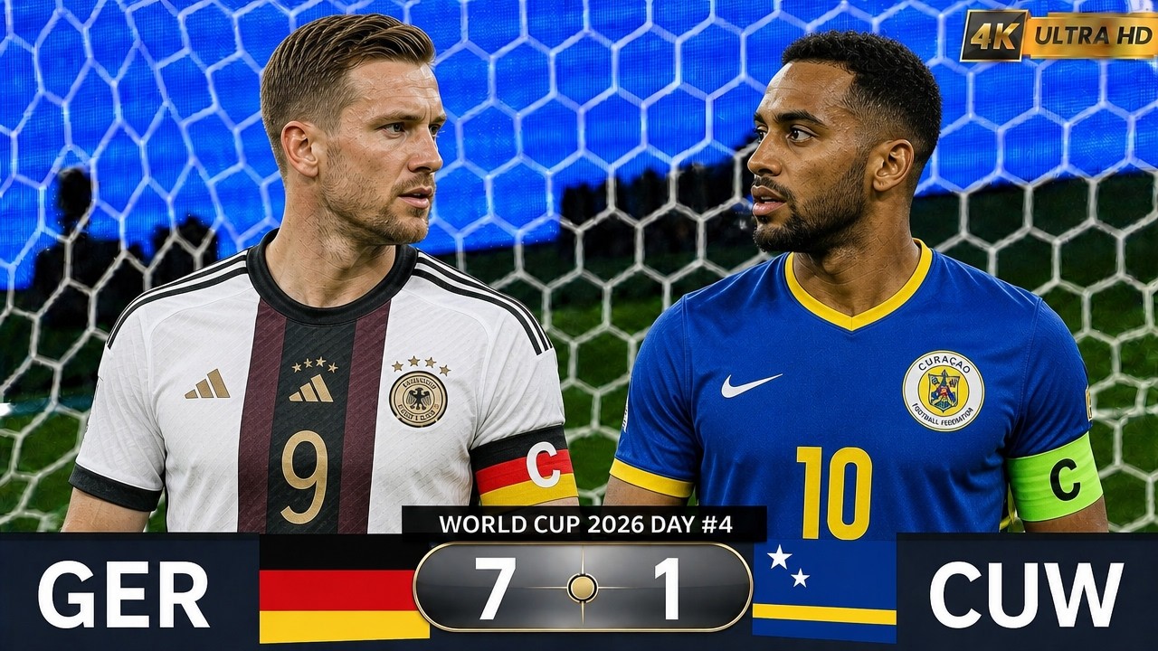 Germany Crushed Curacao 7-1 | All Goals & Key Moments Highlights | FIFA World Cup 2026