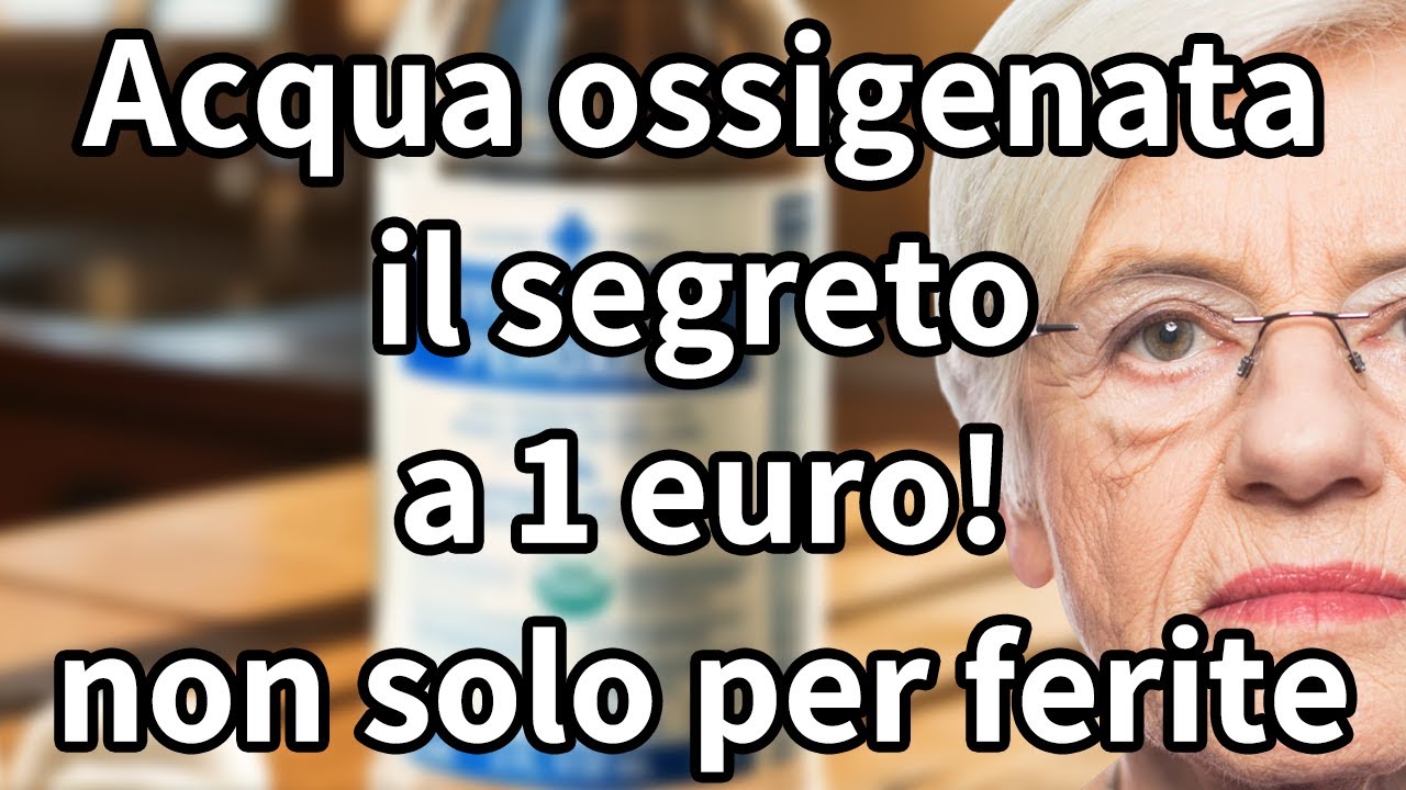 ACQUA OSSIGENATA: Scopri 11 usi che nessuno ti dice (il segreto dieci e geniale!)