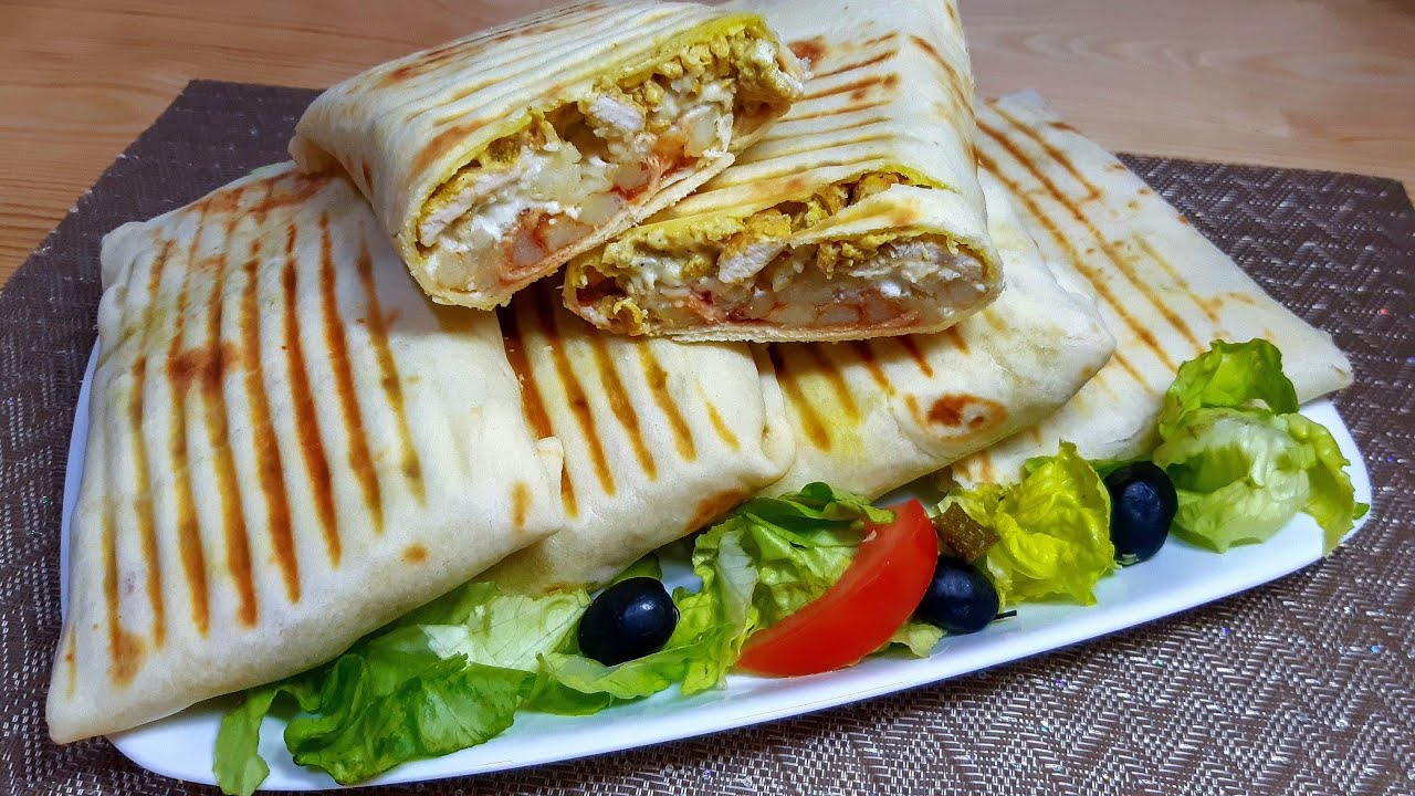 أروع طاكوس صنع منزلي مع وصفة الخبز و صلصة الجبن بنة لا تقاوم Tacos fait maison