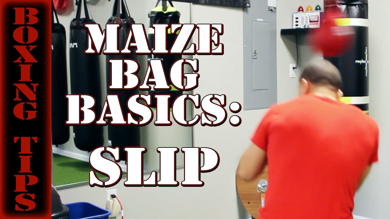 Boxing DEFENSIVE Training: Maize Bag Basics - Slip // Boxing For BEGINNERS