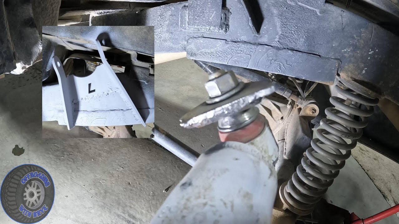 Flimsy Suzuki Samurai rear shock mount gets a much needed upgrade