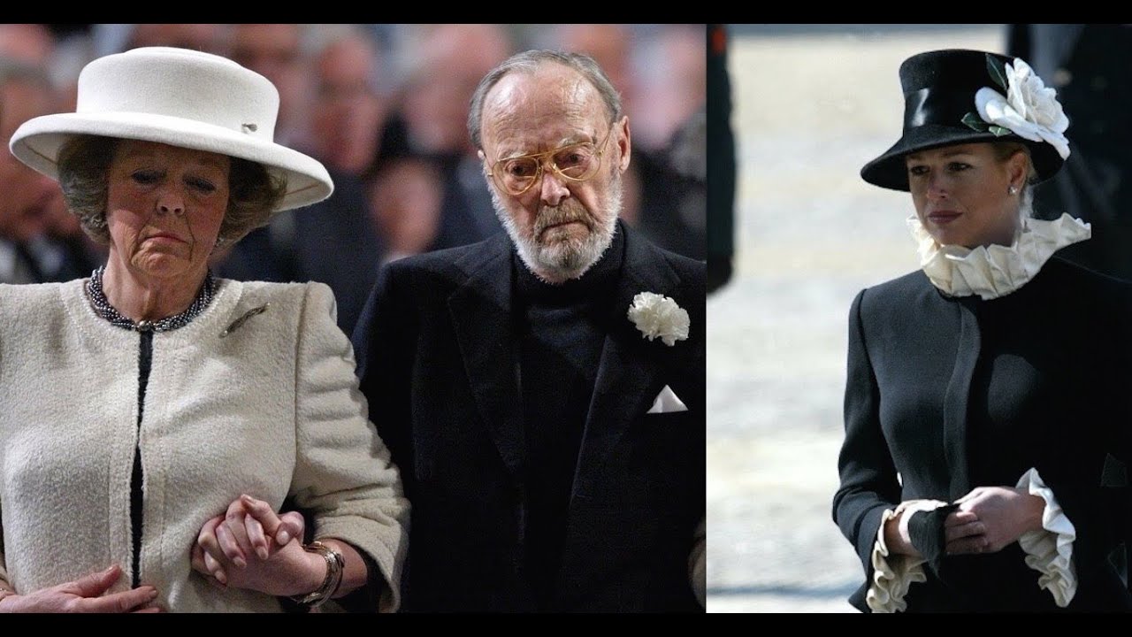 Prinses Juliana & Prins Bernhard bijgezet in Delft.