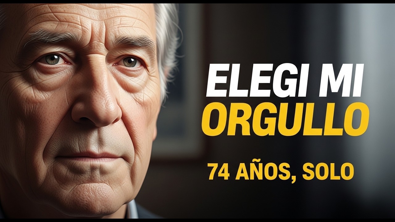 Elegí mi orgullo sobre mi esposa... Ahora tengo 74 y vivo solo