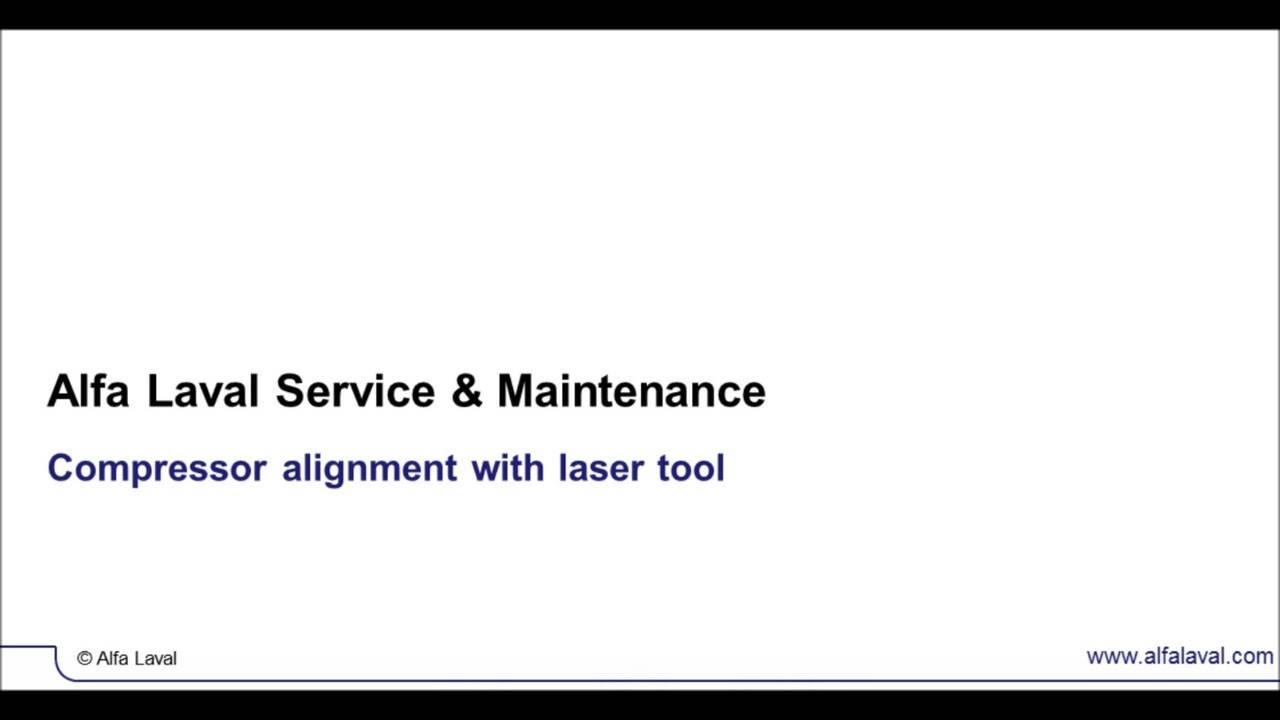 Alfa Laval ORCA  compressor alignment.wmv