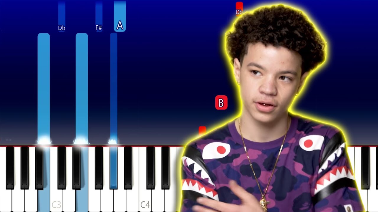 Lil Mosey - Blueberry Faygo (Piano Tutorial)