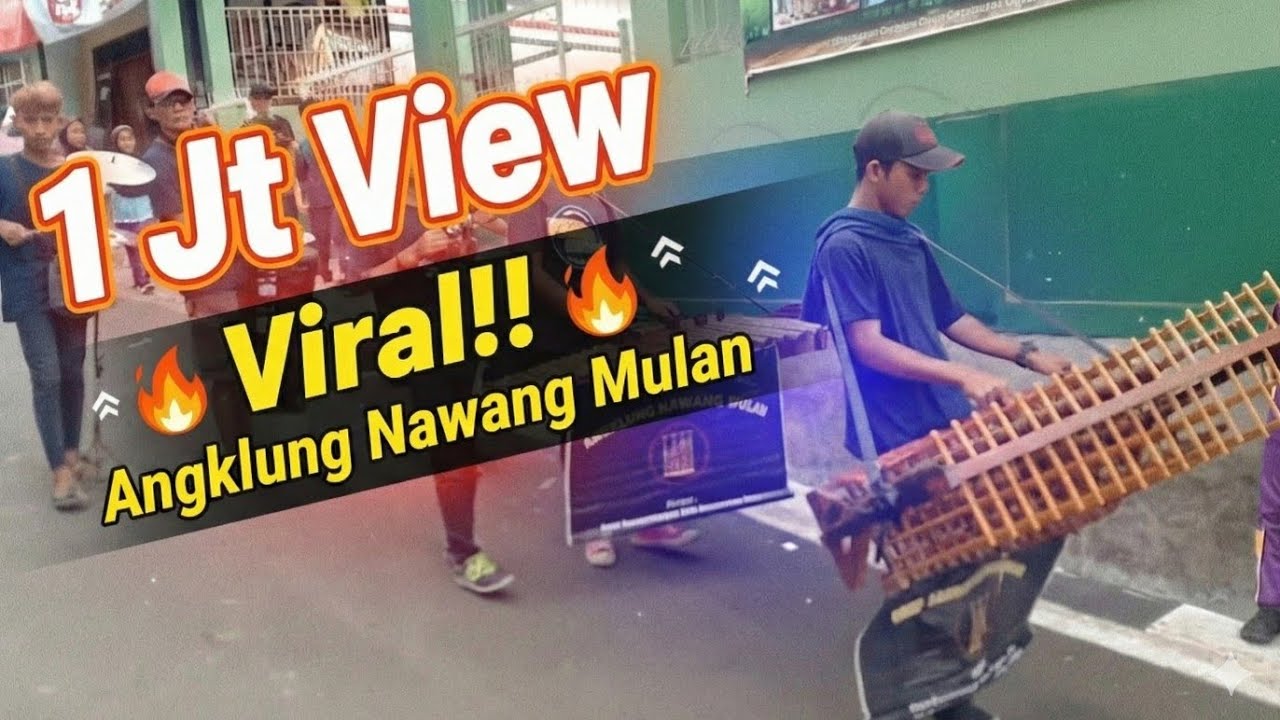 Viral Pengamen Grup Angklung Nawang Wulan