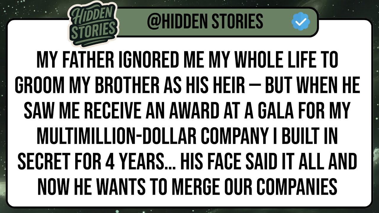 My Father Ignored Me My Whole Life To Groom My Brother As His Heir — But When He Saw Me Receive ...