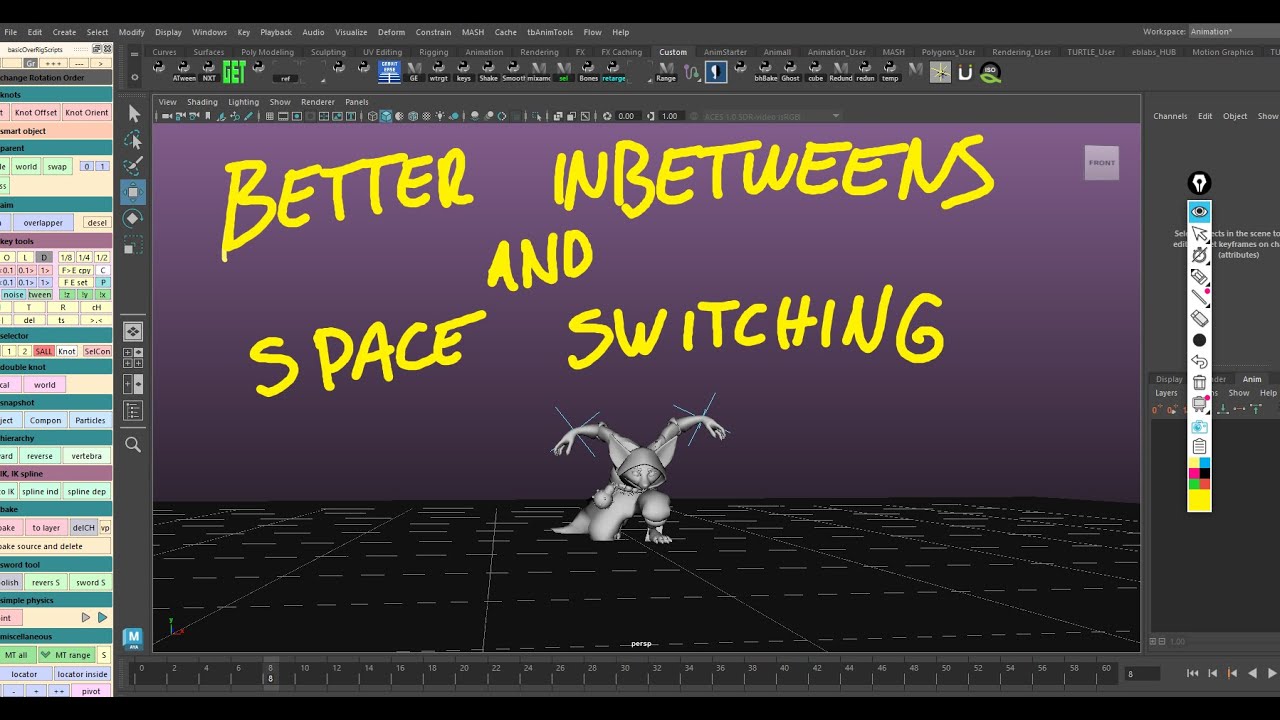 Better Inbetweens and Space Switching
