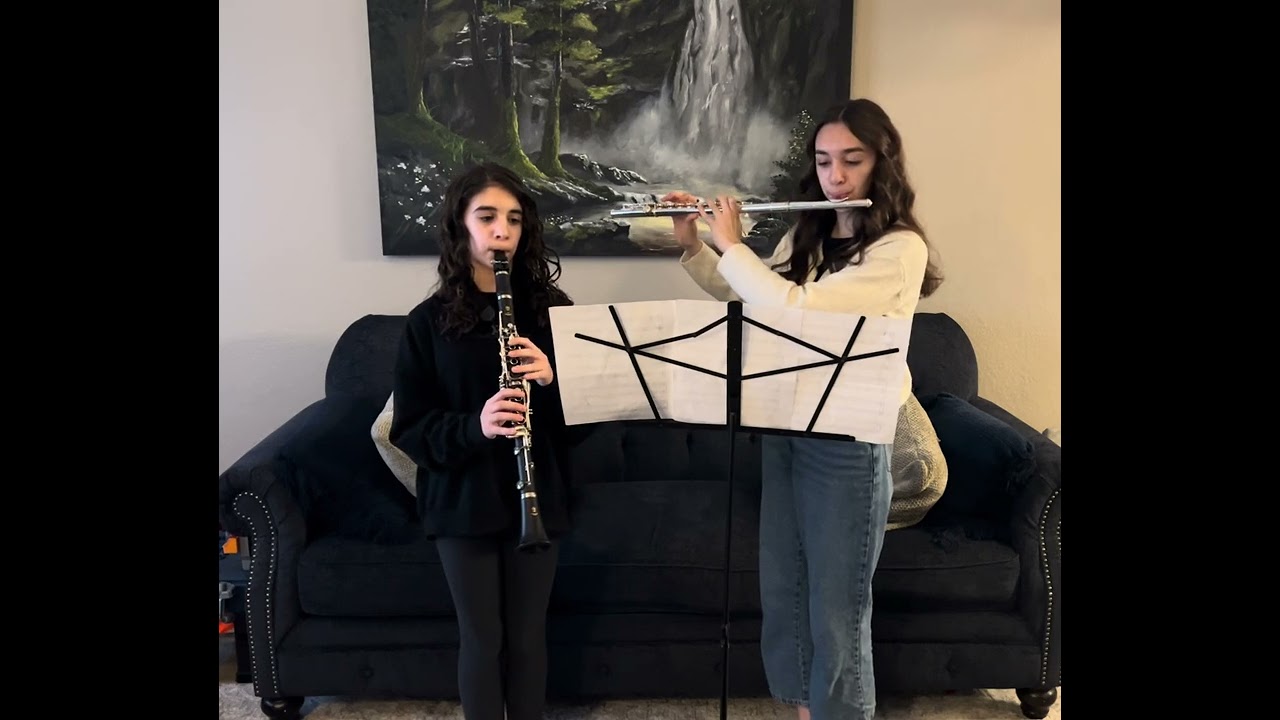 “O Come, O Come, Emanuel” (Flute and Clarinet Duet) - Joanna and Kezia Onofrei