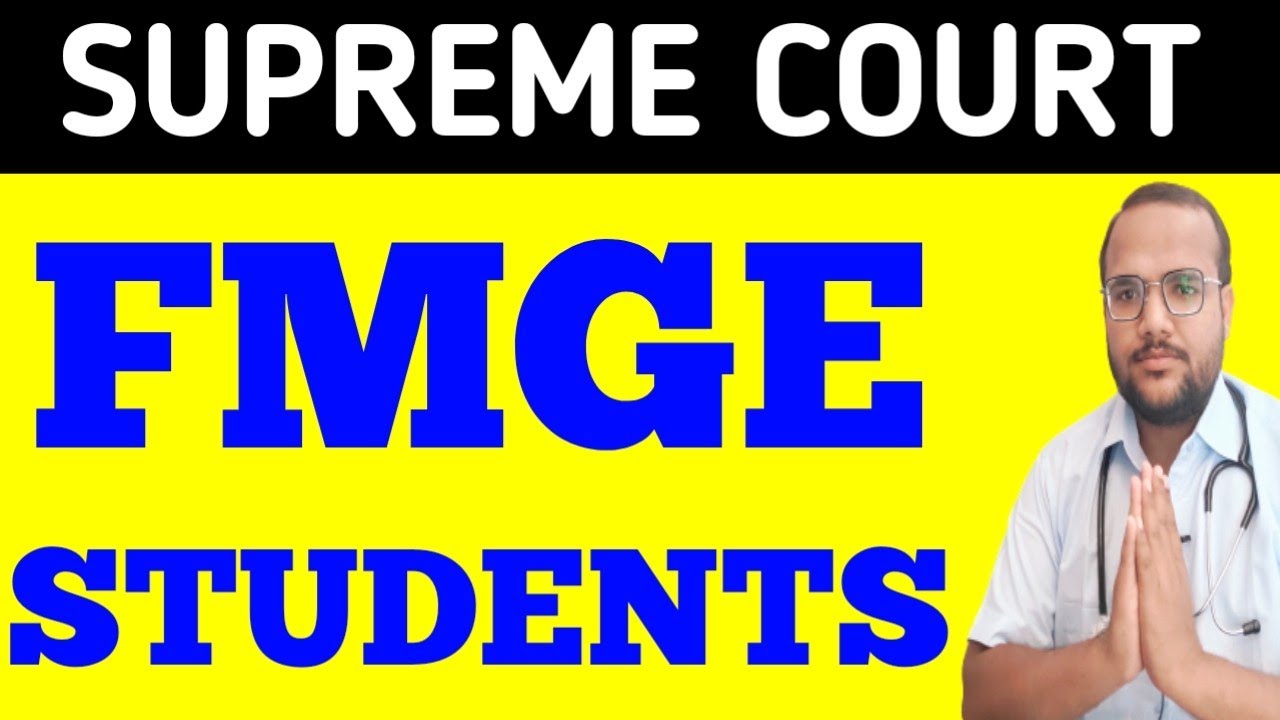 FMGE STUDENT SUPREME COURT DECISION## FMGE STUDENT NMC DRAFT TODAY NEWS## NMC# MCI EXAM UPDATED##