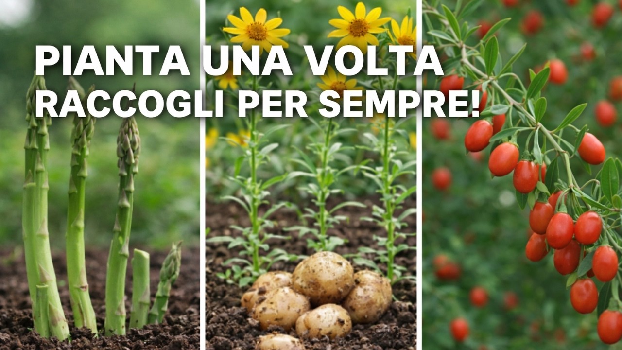 Pianta Queste 7 Colture Perenni UNA VOLTA… e Raccogli Per Sempre!