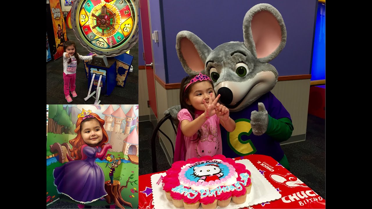 Lucy's 3rd Birthday at Chuck E Cheese