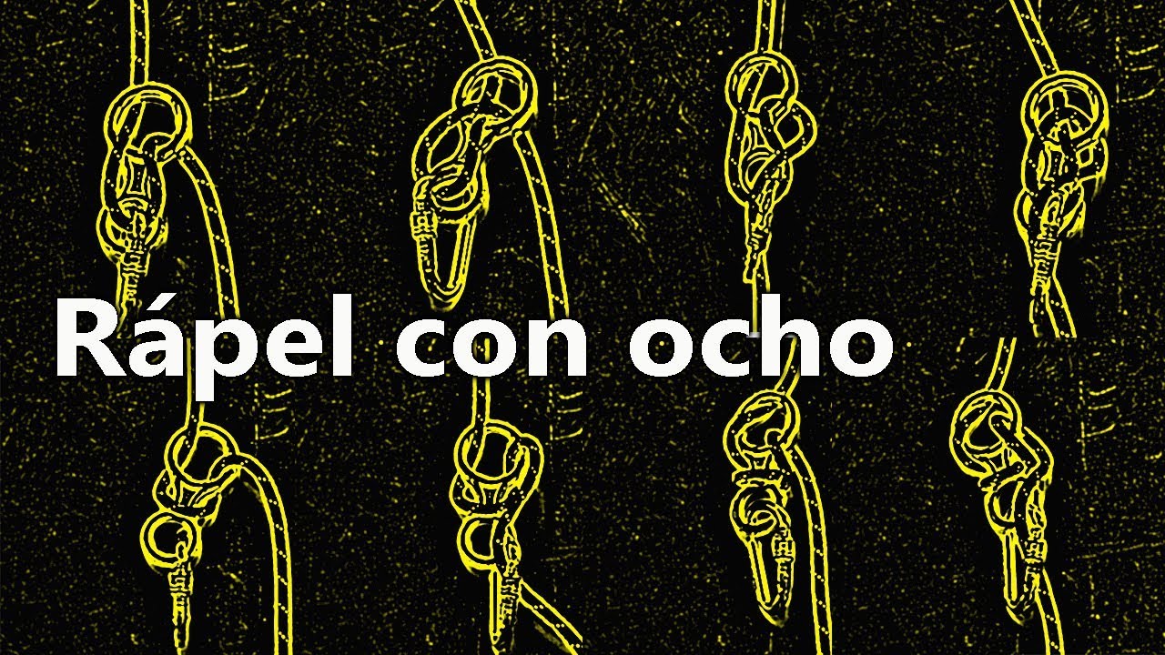 Rápel con ocho variantes en barranquismo