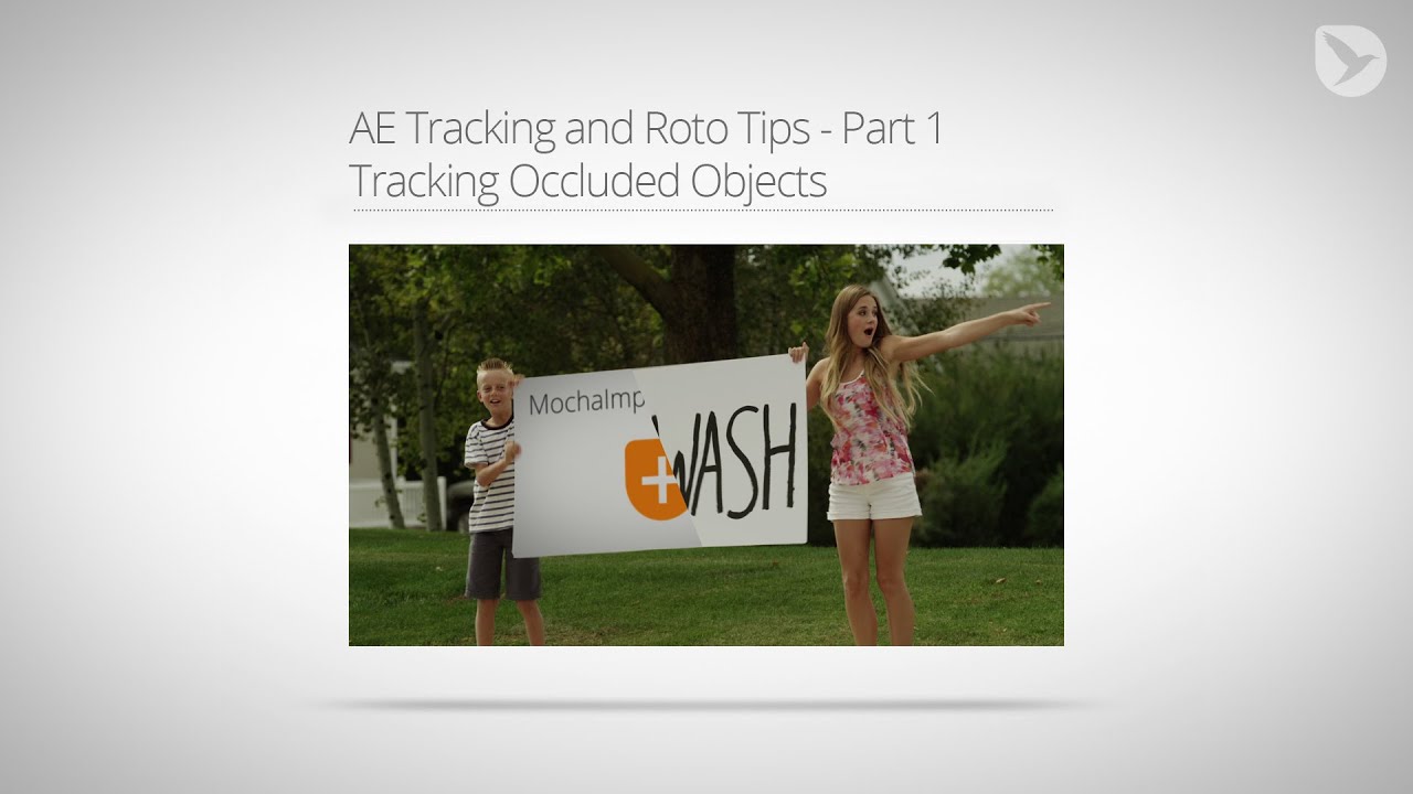 After Effects Tutorial: Tracking Occluded Objects with mocha - AE Tracking and Roto Tips - Part 1