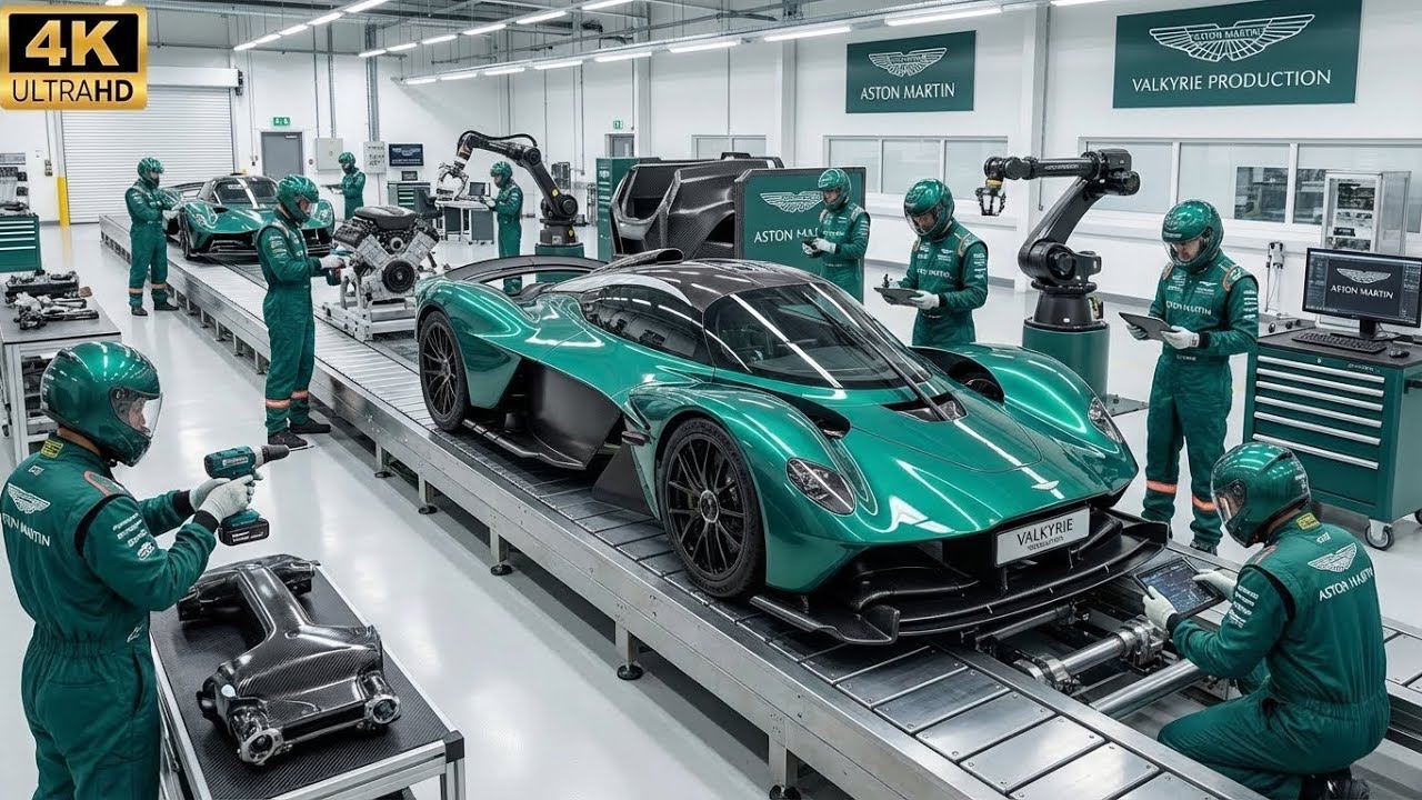Inside Factory Aston Martin Valkyrie (2021): How a $3M Hypercar Comes to Life