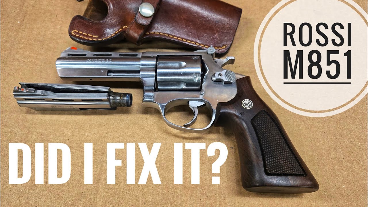 Rossi Model 851 .38 Special, Can You Re-Barrel a Revolver Yourself?