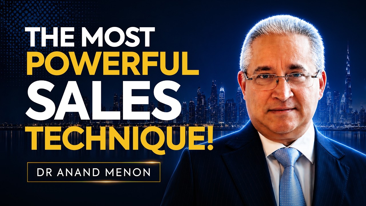 The most popular sales technique: How to increase your sales in real estate | Dr Anand Menon