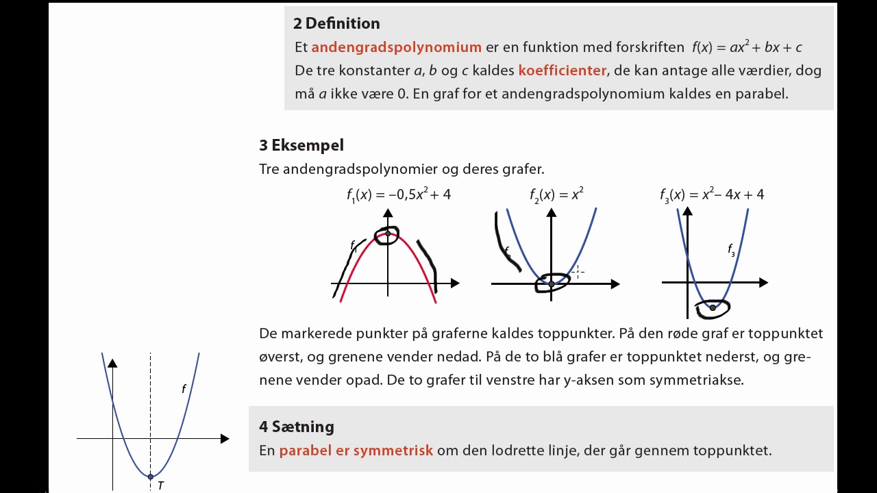 Andengradspolynomier