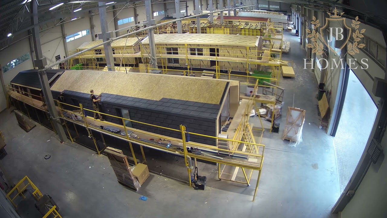 Mobile home 57m2 production in one minute I JB Homes
