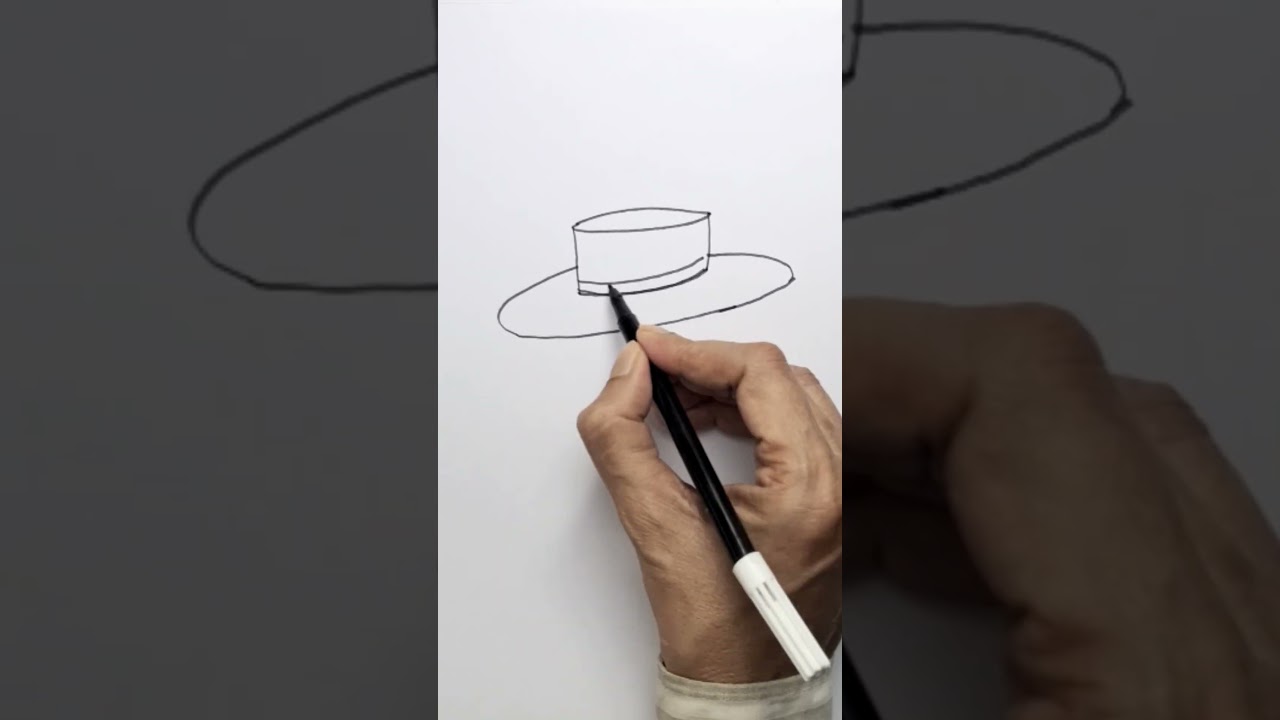 Learn to Draw a Hat in 5 Minutes! 🎨✏️ (Beginner-Friendly)
