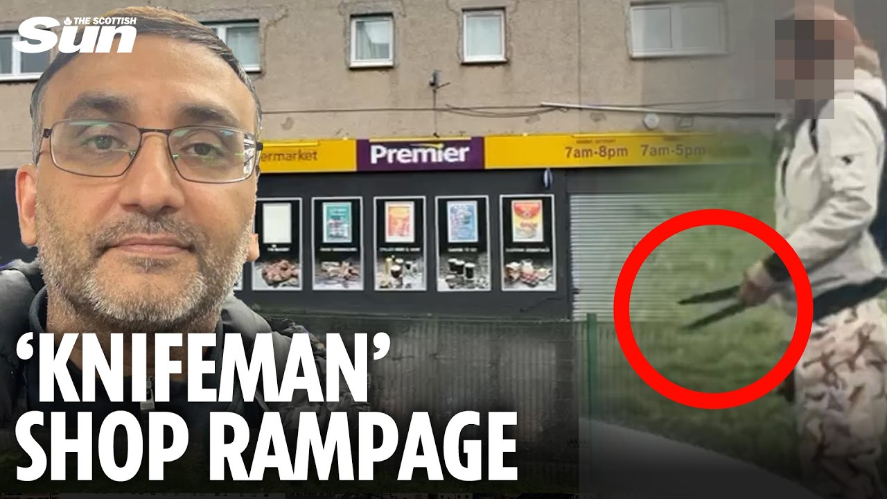 Edinburgh shopkeeper tells how terrified customers hid as rampaging ‘knifeman’ ransacked store