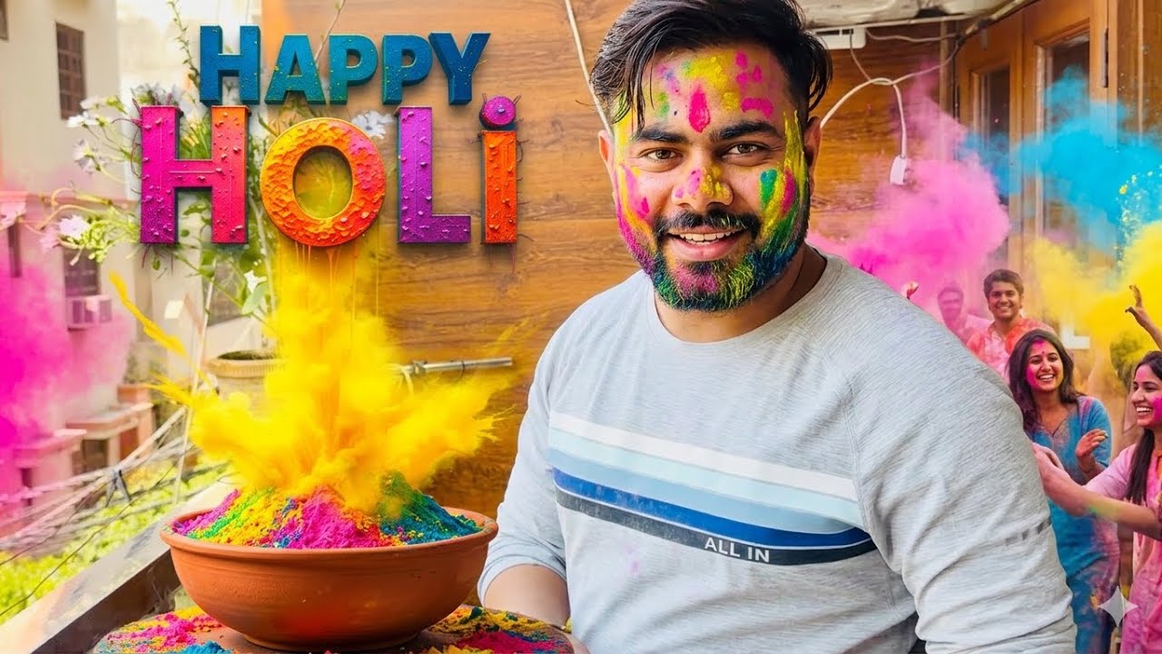 Holi hai 😍 || Bhabhi ne kheli मिट्टी se holi 😱|| holi vlog 2026 || full entertainment vlog 🥵 