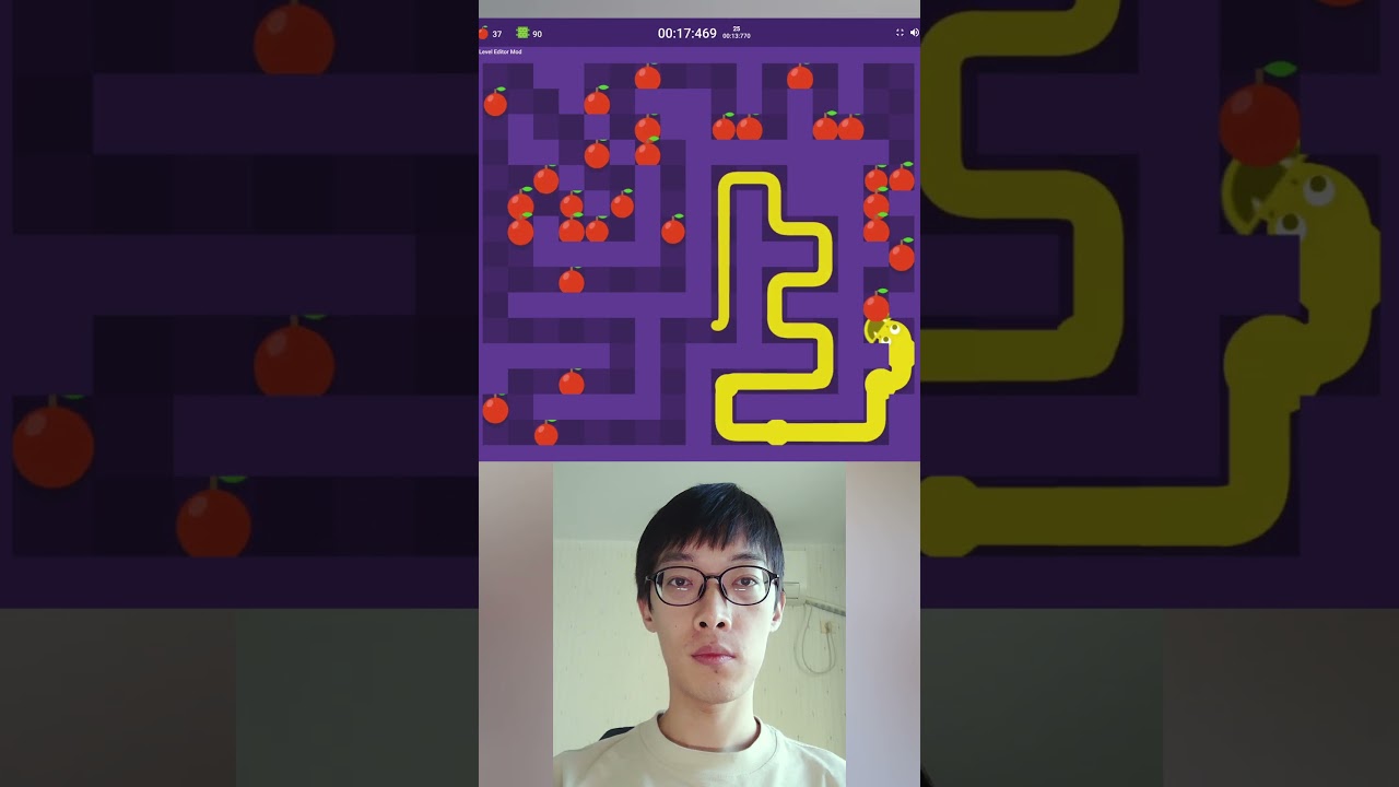 I can beat this Google Snake level perfectly.  #gaming #satisfying