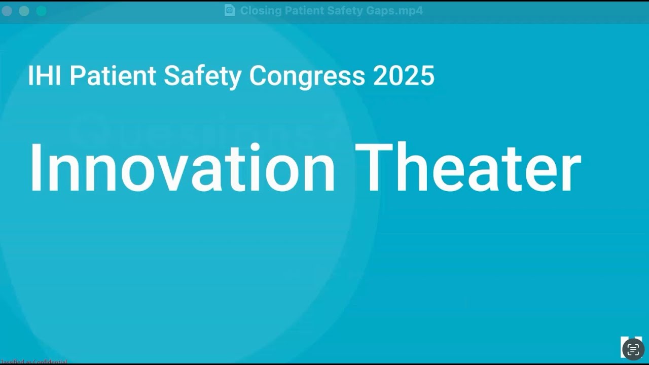 IHI Congress 2025 [IT]: Artificial Intelligence  The Safety Co Pilot Is Here to Serve You