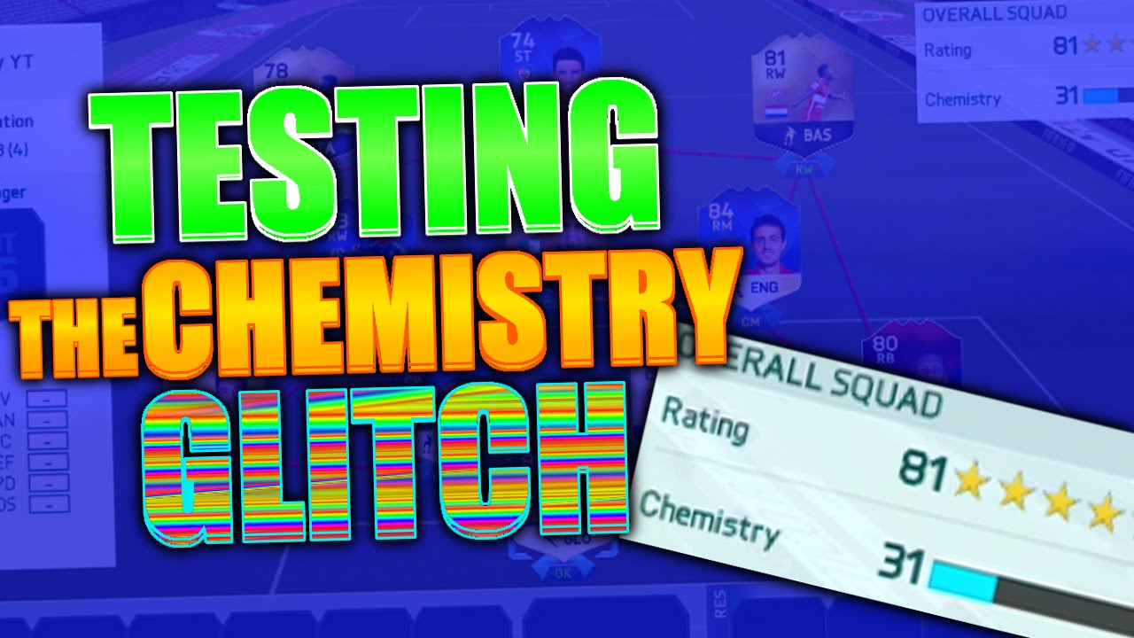 FIFA 16 TESTING THE CHEMISTRY GLITCH! (FIFA 16 IS BROKEN!!)