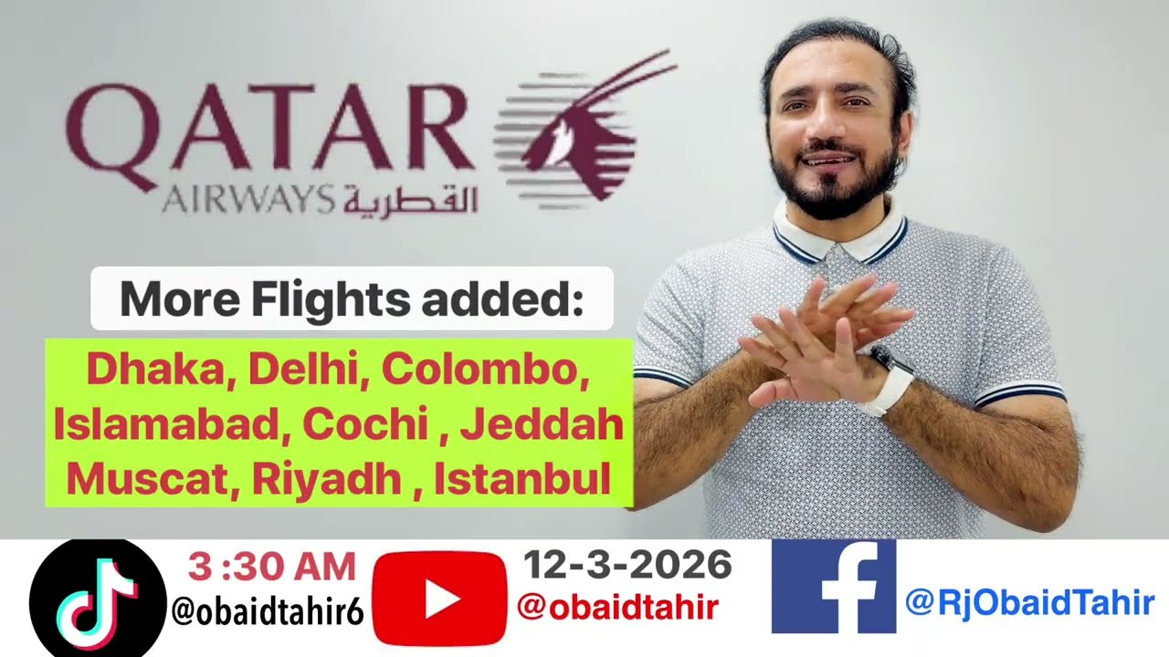 Qatar Airways added more destinations and more flights To and From Doha. #travel #update 