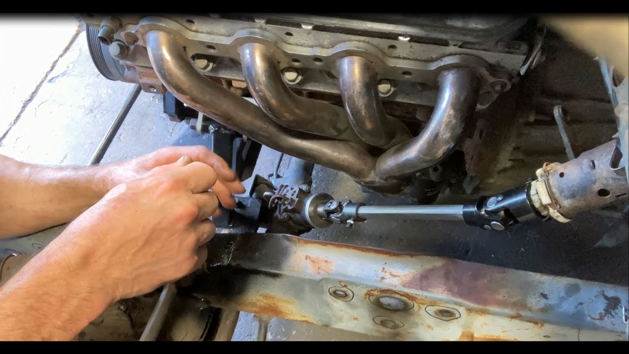 Low buck steering column install on the 1956 Chevy truck, the $5000 budget build continues!