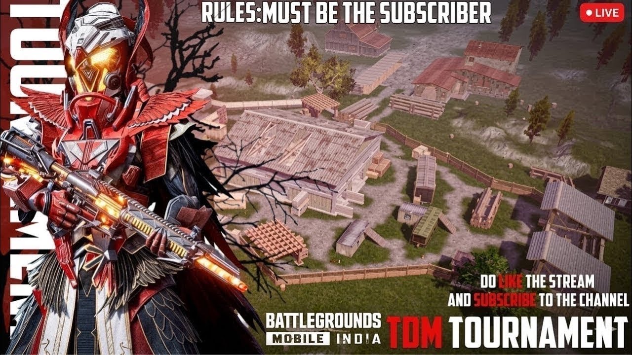 TDM TOURNAMENT REGISTRATION LIVE 🚨 | Type REGISTER in Chat | Subscribers Only 🎮🔥 | BGMI Live