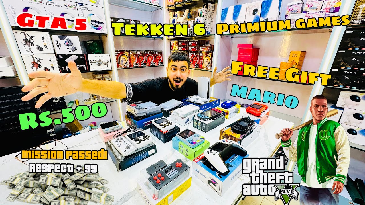 Cheapest 💥Retro Game 💥Shop in Delhi 🔥Super Mario se Lekar GTA Tekkan 6 Tak 🔥Best Price (Sm Gadgets)