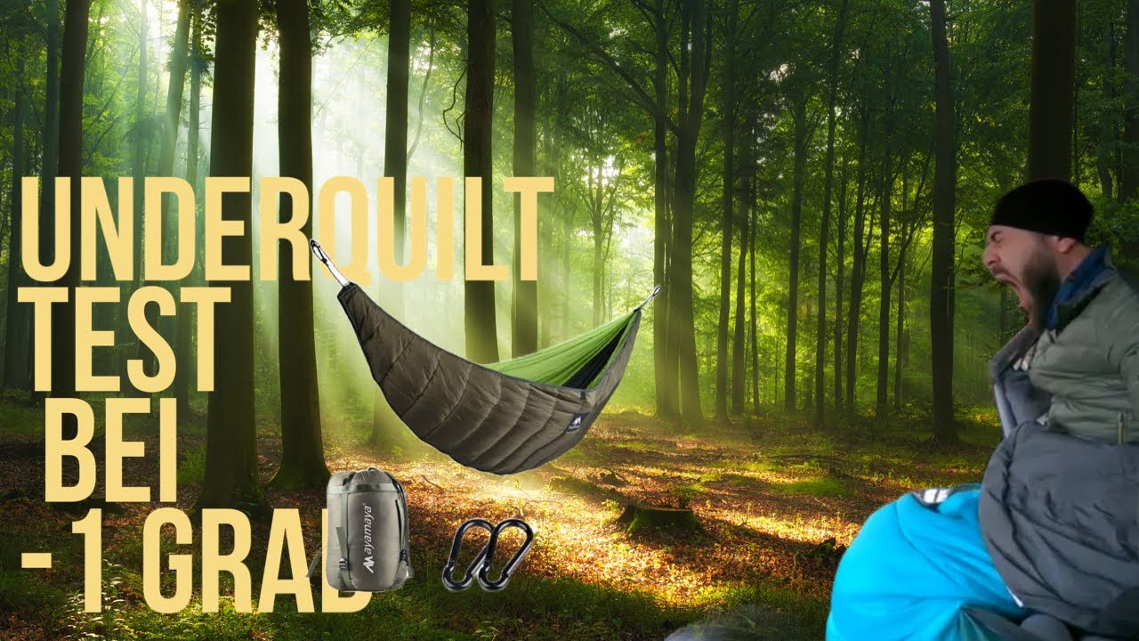 Ayamaya Underquilt Test bei -1°C | Neue Kopflampe | + Overnighter