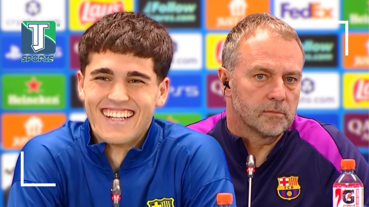 Pau Cubarsí elogia a João Cancelo y Hansi Flick habla de su renovación con el Barca