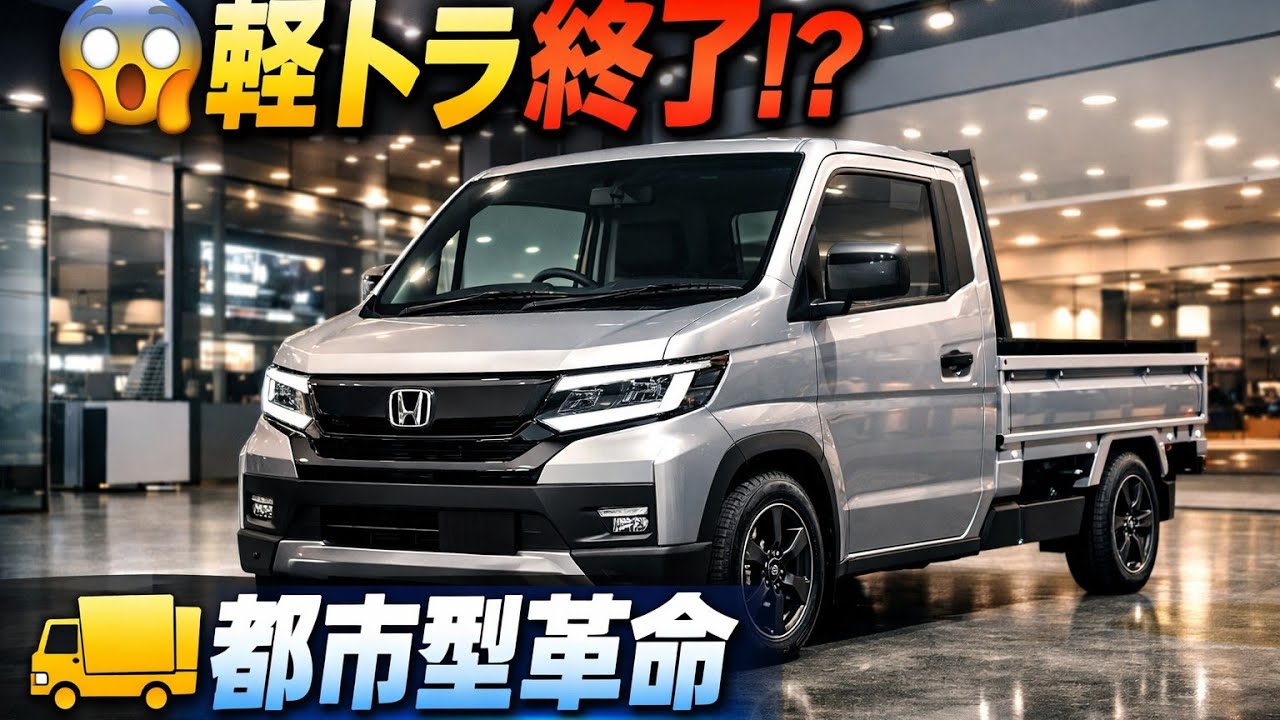 😱🚛 これが2026年の軽トラ!? 日本激震のホンダ アクティ アーバントラック