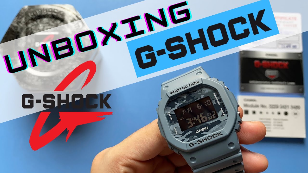 Unboxing G-Shock Petak Camouflage DW-5600CA-2DR