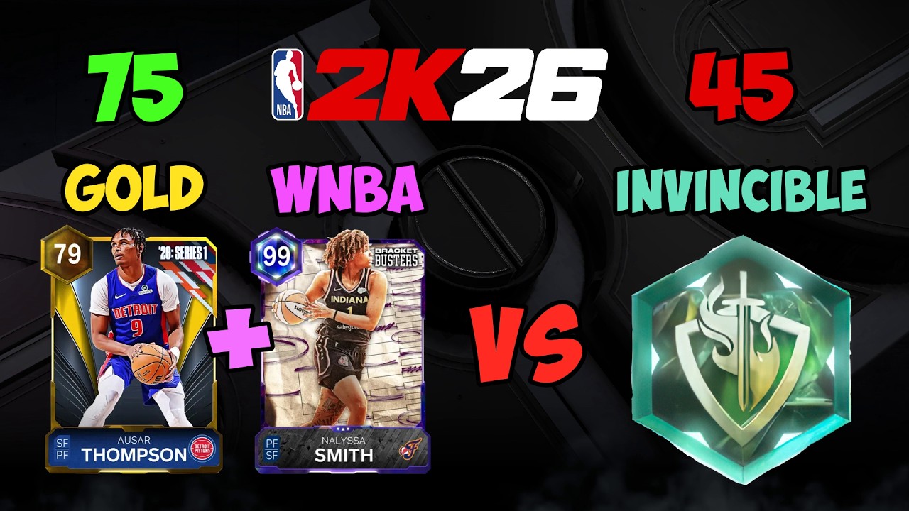 How to Beat the INVINCIBLE Challenge in NBA 2K26 MyTeam with WNBA & Gold Players 😳