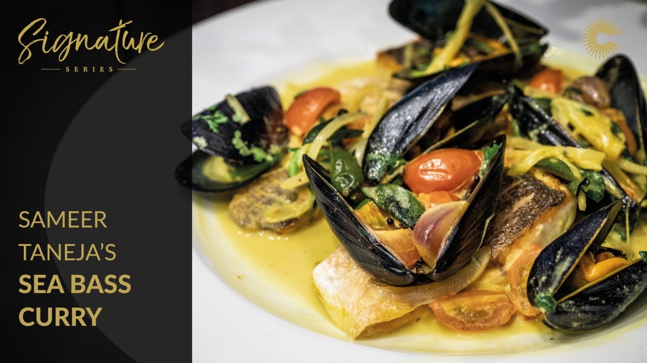 Sameer Taneja's Sea Bass, Mussel & White Wine Curry