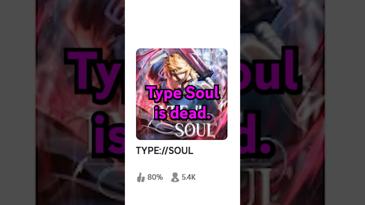 Type Soul is Officially Dead...