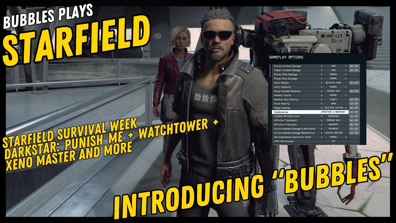 Bubbles Plays Starfield | Starfield Survival Week