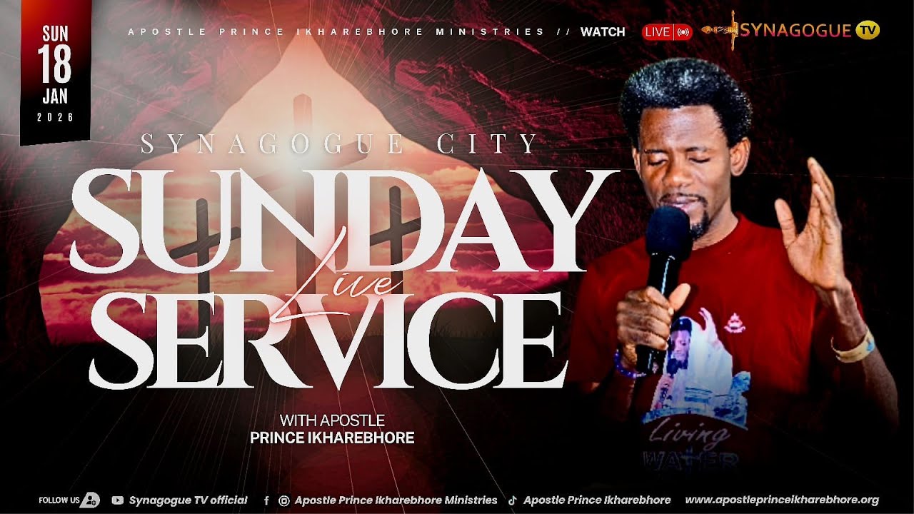SYNAGOGUE CITY SUNDAY LIVE SERVICE {18 JANUARY 2026}