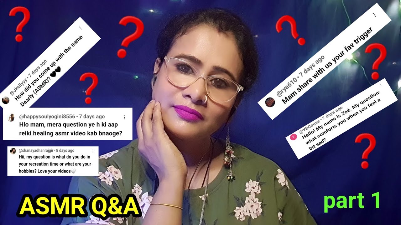 Asmr Q&A   ♥️ 🌹(part 1)| asmr Soft spoken | Dearly ASMR