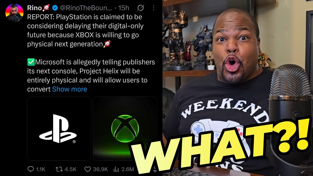 Xbox is Going 100% Physical for It's Next Gen Console, Project Helix?!